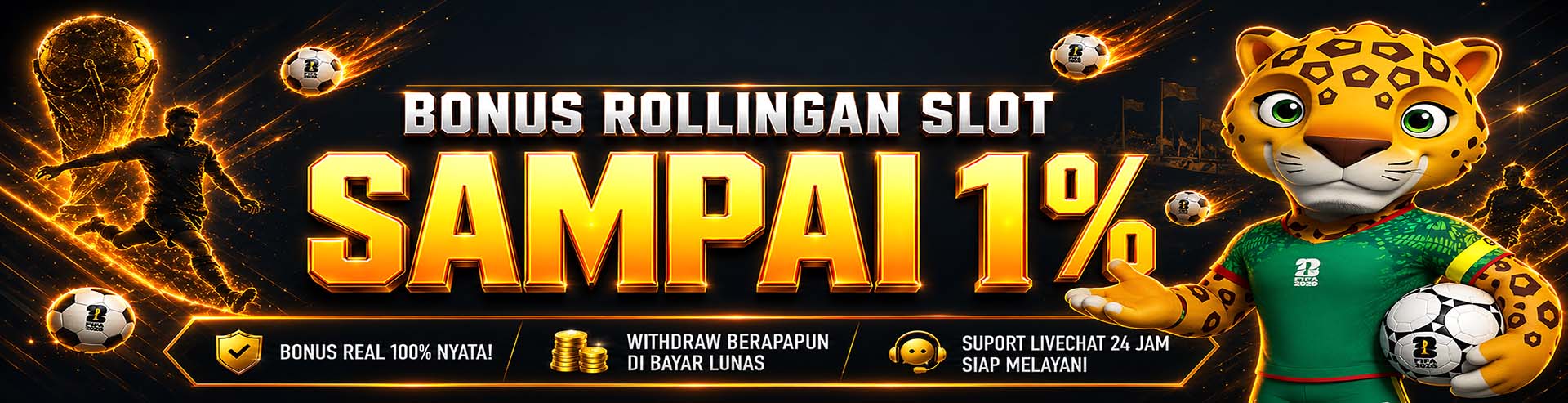 Bonus Rollingan SLOT 1%